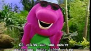 Barney Mister Sun Song Best Original HQ [upl. by Nnednarb]