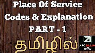 POS codes Part 1 in Tamil Medical Billing in Tamilmedicalbilling AR TrainingAR Caller training [upl. by Nodnal291]