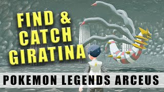 Pokémon Legends Arceus where to find and catch Giratina  Giratina location Cobalt Coastland [upl. by Rufina]