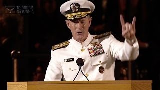 Admiral McRaven addresses the University of Texas at Austin Class of 2014 [upl. by Annairt95]