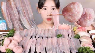 한국에서 가장 비싼 회라고요 인생 회 등극💕 줄가자미이시가리 먹방 Roughscale Sole Sashimi eating show mukbang korean food [upl. by Thormora]