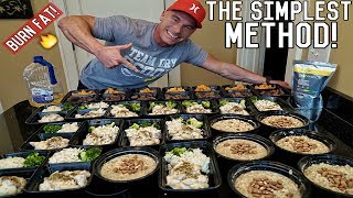 How To Meal Prep For The Entire Week  Bodybuilding Shredding Diet Meal Plan [upl. by Ahsiet]