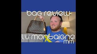 Louis Vuitton Montaigne MM Review [upl. by Ahsekar]