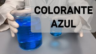 Cómo preparar colorante Azul en agua y cómo usarlo [upl. by Ametaf559]