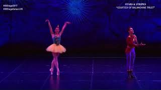 Stars and Stripes pas de deux  Tiler Peck amp Gonzalo Garcia [upl. by Eynenihc]