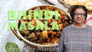 Spicy Okra Recipe  Bhindi Masala Recipe by Manjula [upl. by Mundy60]