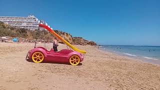 albufeira praia da Oura Beach walk albufeira Portugal 🇵🇹 [upl. by Anelrats]