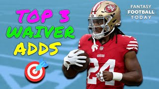 Top 3 Waiver Wire Adds for Week 2 Jordan Mason Isaiah Likely amp More  2024 Fantasy Football Advice [upl. by Bocyaj]