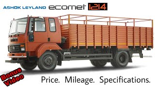 Ashok Leyland Ecomet 1214 Bs4 Overview In Hindi  Price Mileage Truck Talks 2019 [upl. by Fachanan]