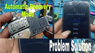 Realme Narzo 50a Automatic Recovery Mode Problem Solution [upl. by Enaed]