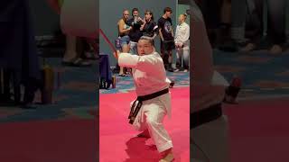 Strong Clean amp Intense Traditional Women’s Black Belt Bo Performance  Katie McMillan US Open [upl. by Ulyram]