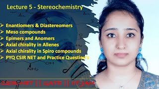 Stereochemistry  Enantiomers amp Diastereomers amp Meso compounds  CSIRNETGATEIITJAM [upl. by Ezarra]