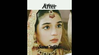 Before VS after Kaffara edit ❤️ wait for end 🔥aliaansari laibakhan kaffara shorts status [upl. by Sanchez694]