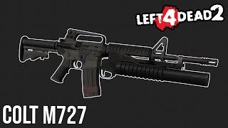 Colt M727 in  Left 4 Dead 2  Desert Rifle Mod in Action [upl. by Ttsepmet654]