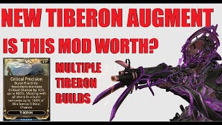 WARFRAME NEW Tiberon Augment CRITICAL PRECISION BuildsReviewProblems  Riven Advice [upl. by Cirle477]