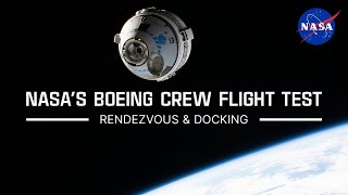 NASA’s Boeing Crew Flight Test Rendezvous and Docking [upl. by Weixel79]