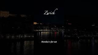 Switzerland 4k I Zurich Night View I Zurich Switzerland I Zurich 4k Night I Switzerland Tour [upl. by Stoat348]