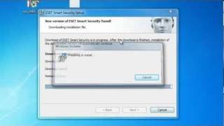 شرح تثبت Eset Nod32 Smart Security 5 [upl. by Ellehsal]