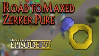 OSRS Road To Maxed Zerker Pure  Episode 20  Unlocking Slayer Ring [upl. by Platto]