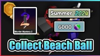 🔥Summer Event 2024 Murder Mystery 2 Script  Collect Beach Ball🔥 [upl. by Amery]