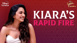 Kiara’s Cool Rapid Fire Round  Hotstar Specials Koffee With Karan S7  DisneyPlus Hotstar [upl. by Meyeroff73]