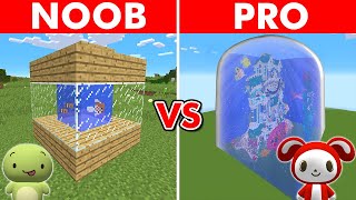 Minecraft NOOB vs PROPRANK AQUARIUM BUILD CHALLENGE [upl. by Yllod80]