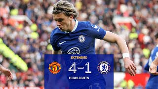 Manchester United 41 Chelsea  Highlights  EXTENDED  Premier League 2223 [upl. by Inig361]