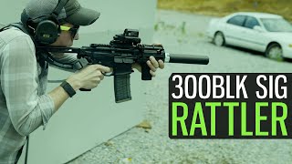 First Shots with Sig Rattler 300BLK [upl. by Lombard]