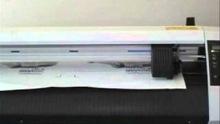 Graphtec CE500060  Print and Cut  BladePlacement [upl. by Lenehc695]