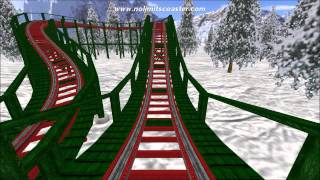 Reindeer Run North Pole Roller Coaster [upl. by Avik969]