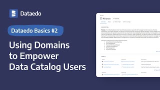 Dataedo Basics 2 Using Domains to Empower Data Catalog Users [upl. by Clarence491]