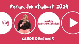 Job étudiant  garder des enfants avec BABYCHOU [upl. by Adhern]