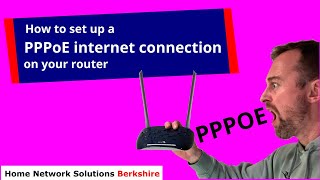 How to set up a PPPOE internet connection on your router [upl. by Ettezil]