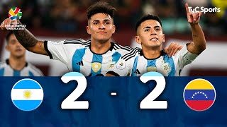 Argentina 22 Venezuela  Preolímpico Sudamericano Sub23 Venezuela 2024 [upl. by Afira]