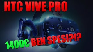 HTC VIVE PRO unboxing e rapido test [upl. by Adekan]