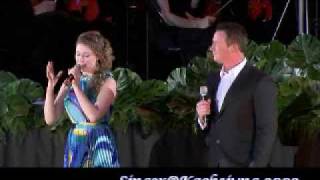 Hayley Westenra amp Russell Watson quotThe Prayerquot World Games in Taiwan 2009 [upl. by Lenoel786]