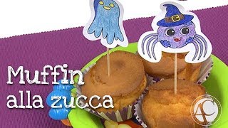 Muffin di Halloween alla zucca  Dieta Mediterranea  Alessandro Conte [upl. by Elmore]