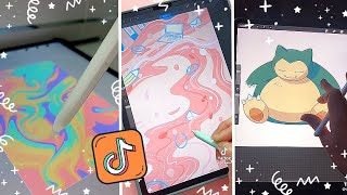 PROCREATE TRICKS AND TIPS TIKTOK COMPILATION [upl. by Atteuqehs]