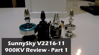 Review of Sunnysky V221611 900kv Motor  Part 1 [upl. by Aicena362]