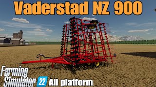 Vaderstad NZ 900  FS22 mod for all platforms [upl. by Yruam853]