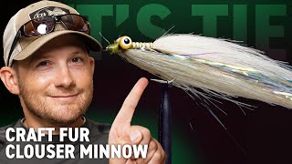 Lets Tie a Craft Fur Clouser Minnow [upl. by Josephine384]