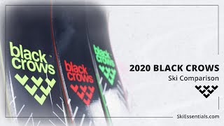 2020 Black Crows Ski Comparison and Review  Orb Camox Navis Corvus Atris Nocta [upl. by Nyladnek]