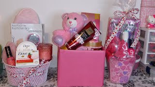 Valentines Day Gift Baskets Using Dollartree Items valentines valentinesday valentine gift [upl. by Enal]