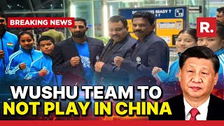 Indian Wushu Team Withdrawn From World University Games Over Stapled Visas [upl. by Niak]