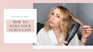 GHD ORACLE TUTORIAL  HOW TO MAKE YOUR CURLS LAST [upl. by Neffirg411]