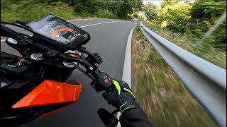 KTM DUKE 125 2019 at its full potential 💨 [upl. by Eardnoed]