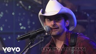 Brad Paisley  I’m Gonna Miss Her Live on Letterman [upl. by Enaujed845]