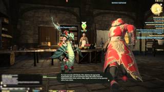 FFXIV Patch 23 Quest  Simply To Dye For Artifact Dye 071214 [upl. by Olnek]