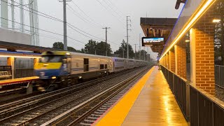 LIRR Friday Morning Rush Hour Railfanning at Carle Place [upl. by Docilla]