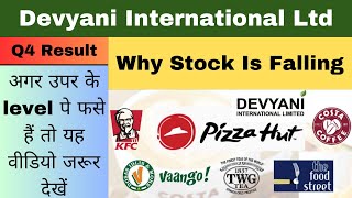 why devyani international share is falling  devyani international share news  devyani q4 result [upl. by Syramad188]